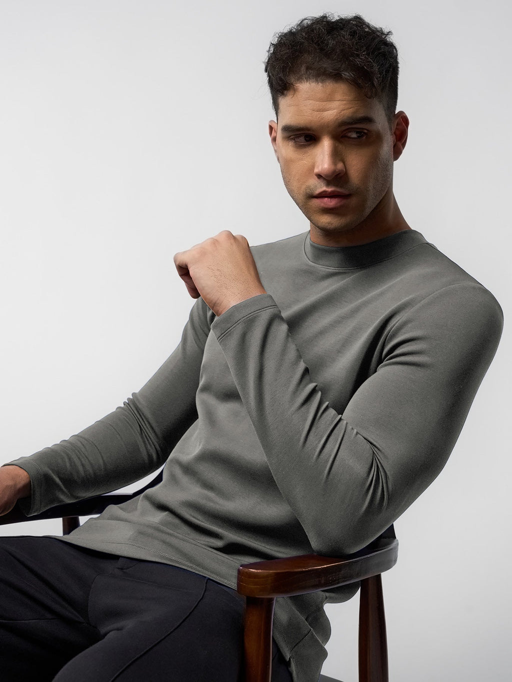 Modal Blend Long Sleeve Tee