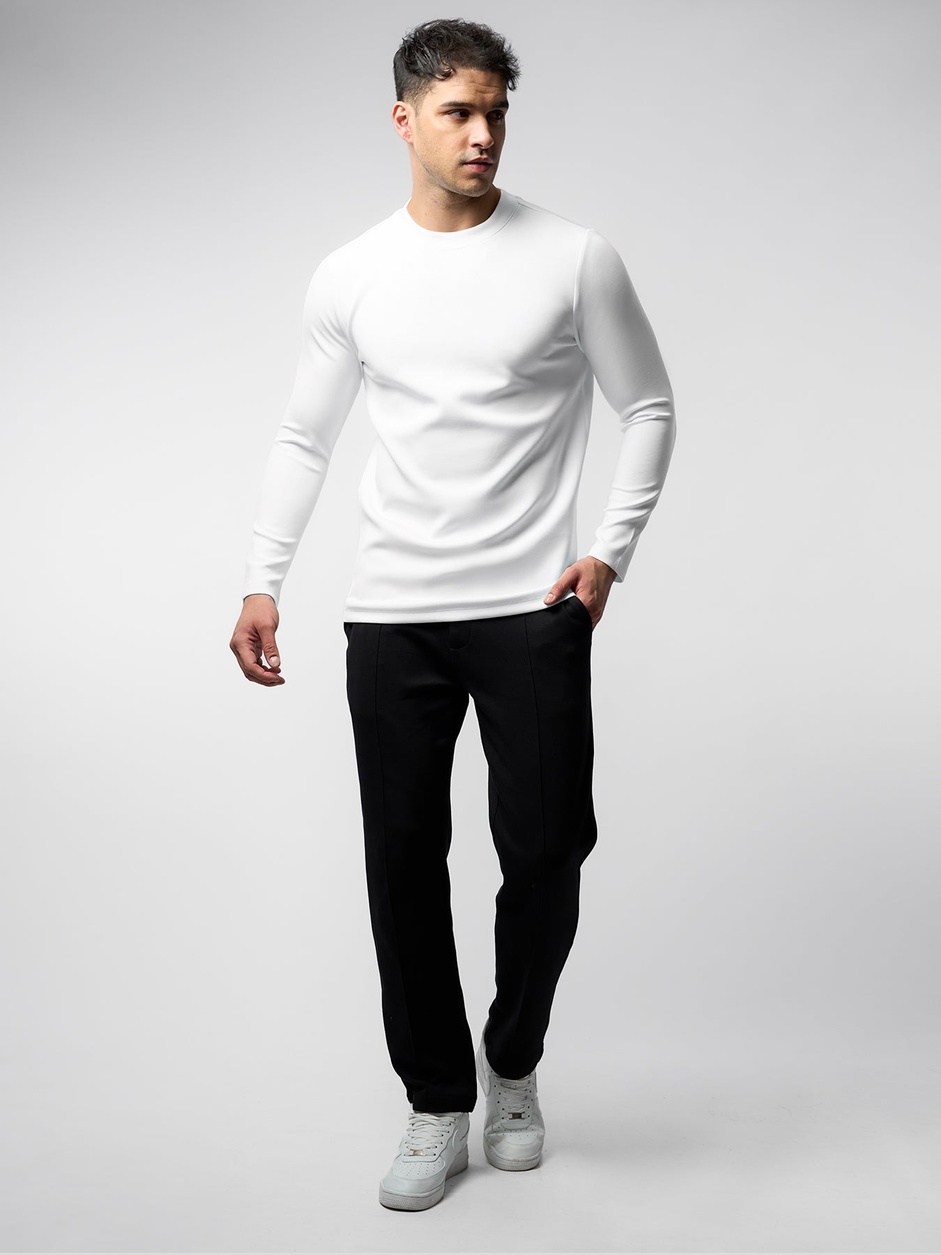 Modal Blend Long Sleeve Tee