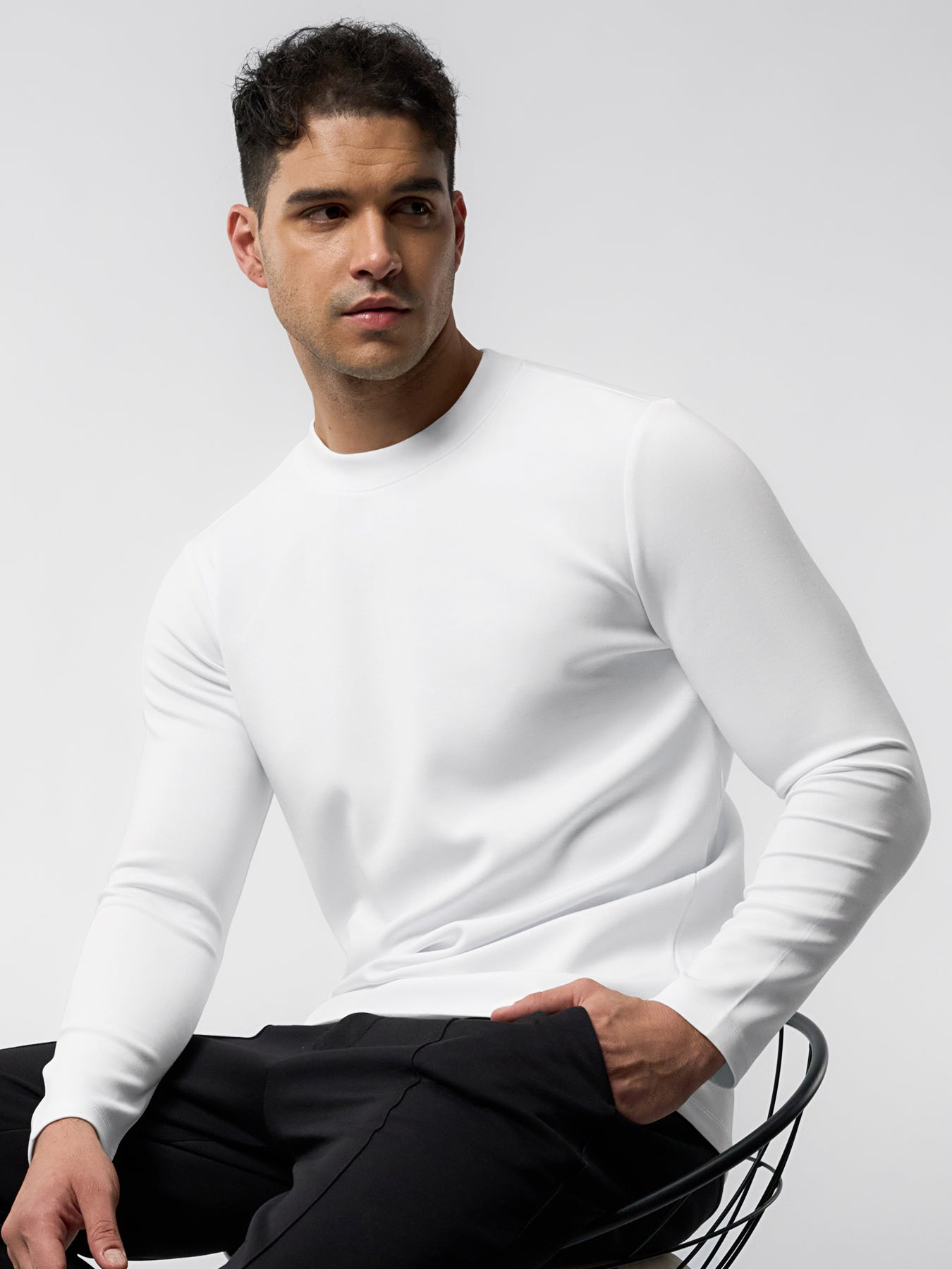 Modal Blend Long Sleeve Tee