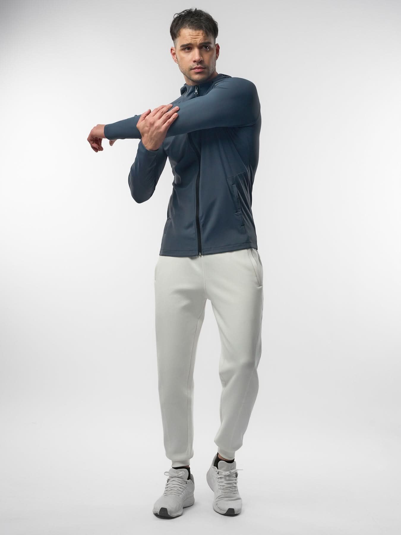 SmoothBlend Quick Dry Sports Fitness Hooded Jacket