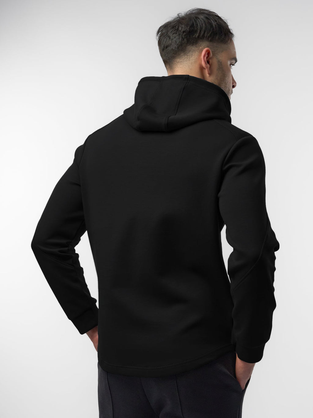 CozySpacer Curve Hem Hoodie