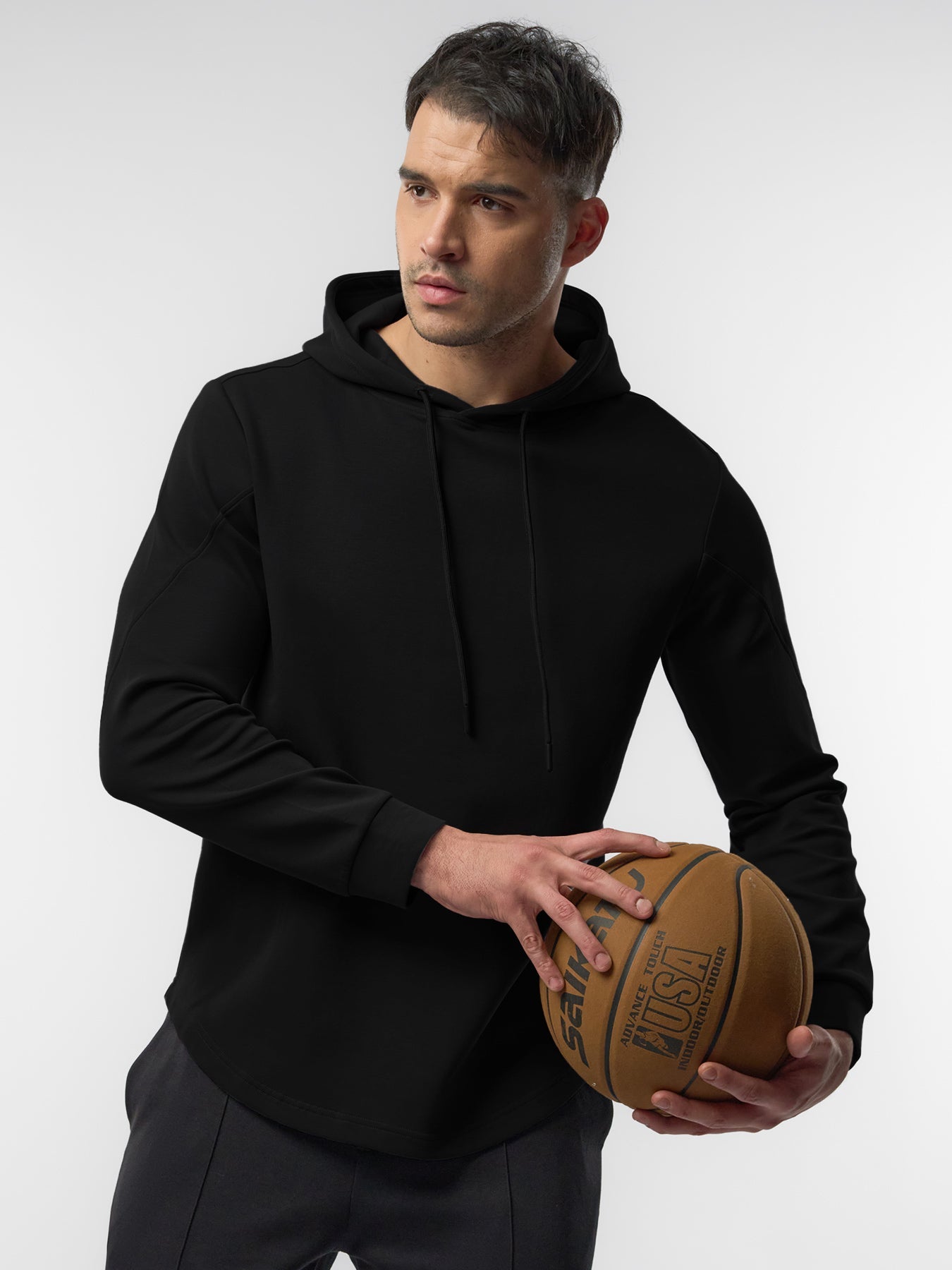 CozySpacer Curve Hem Hoodie