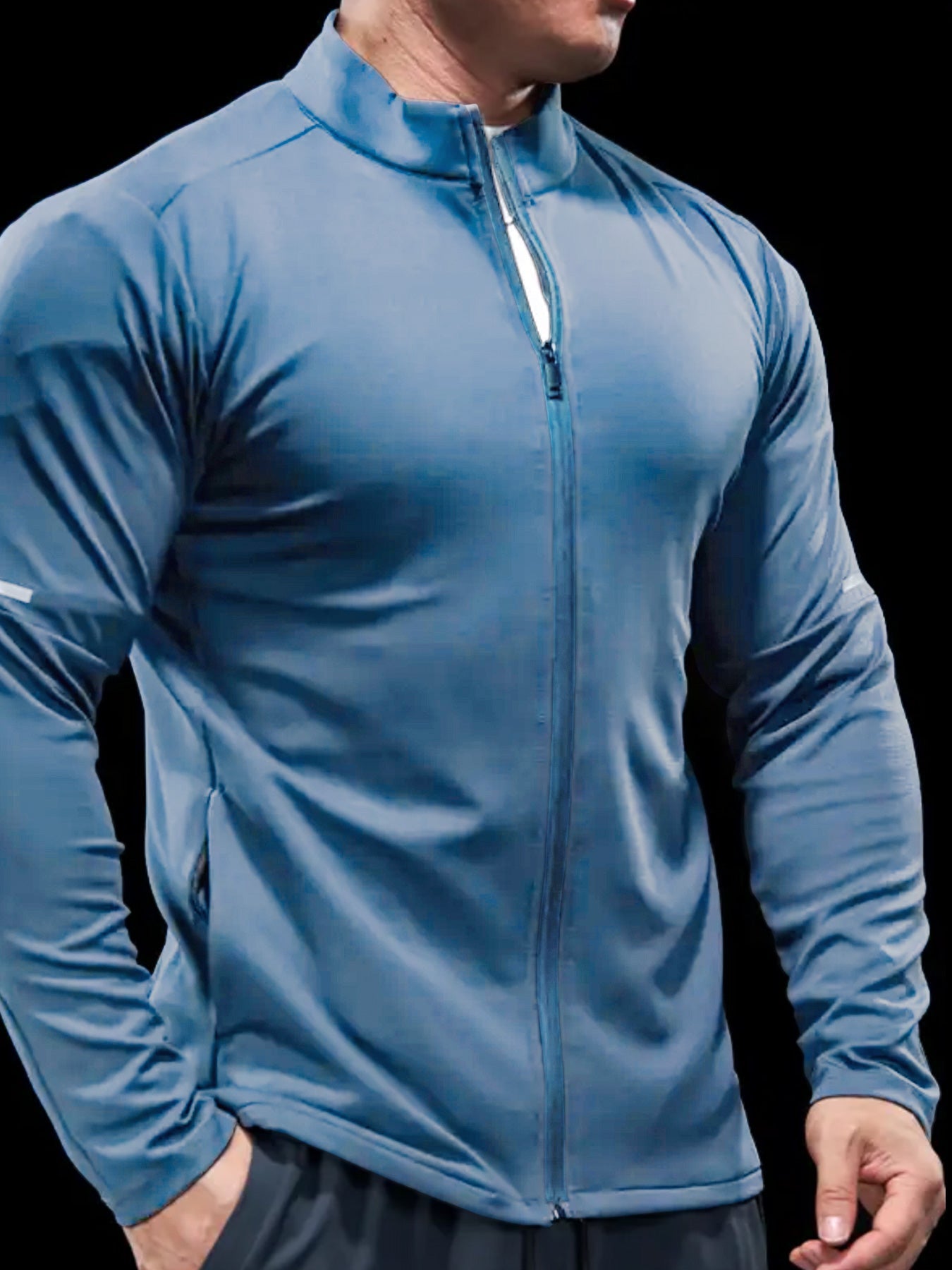 SmoothBlend Quick Dry Stand Collar Sports Fitness Jacket