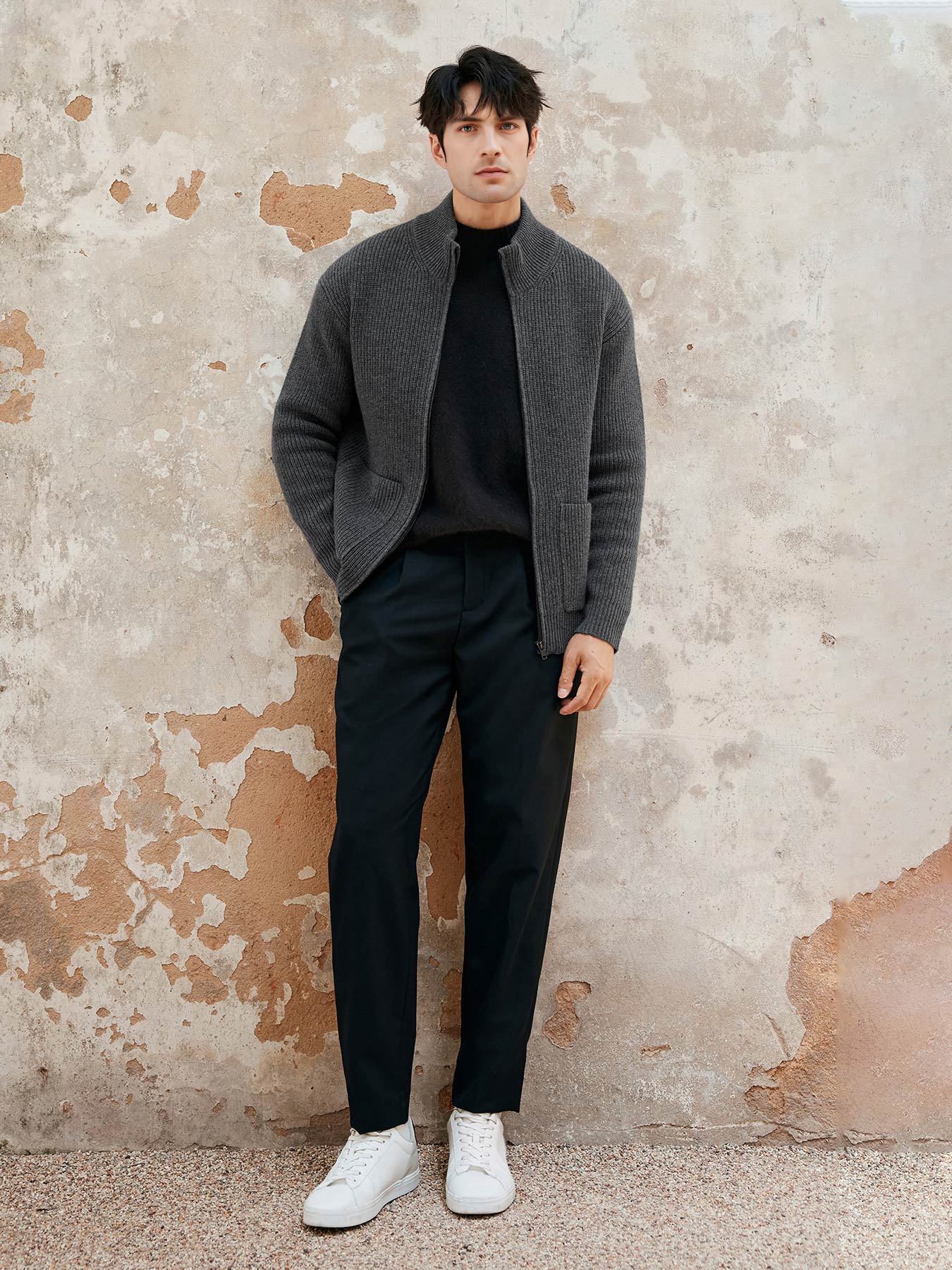 GentleKnit Full Zip Sweater Jacket