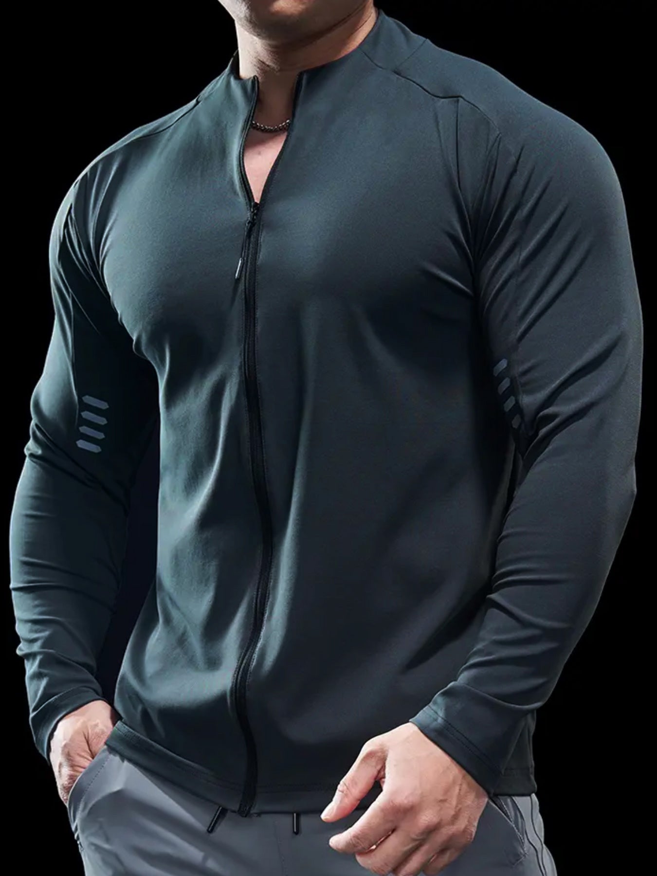 SmoothBlend Quick Dry Sports Fitness Jacket