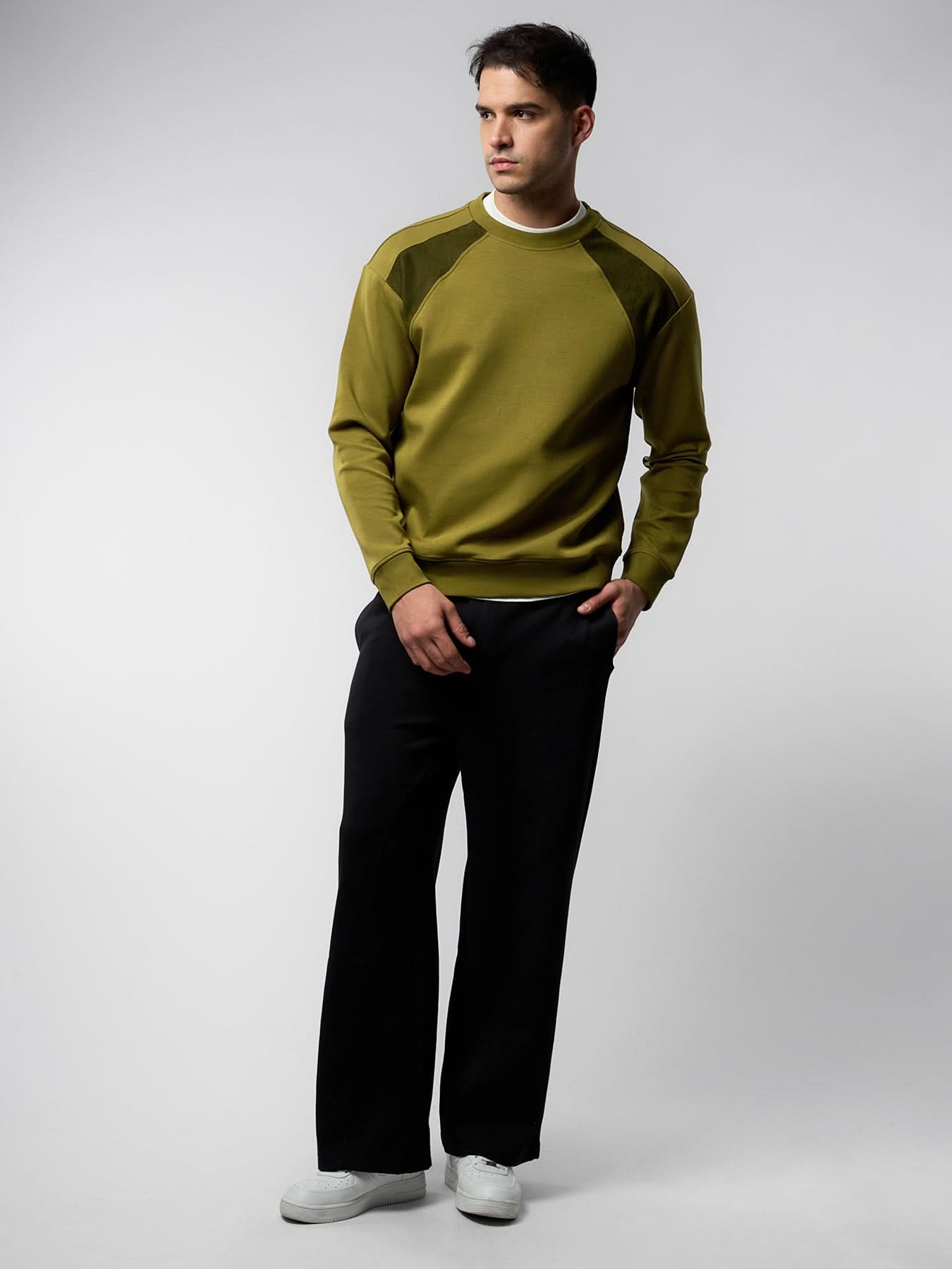 CozySpacer SuedePatch Sweatshirt