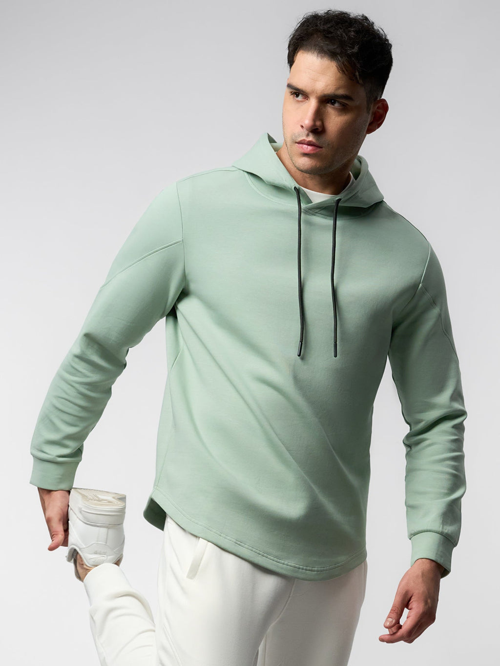 CozySpacer Curve Hem Hoodie