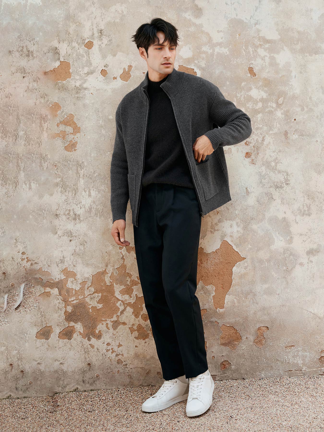 GentleKnit Full Zip Sweater Jacket