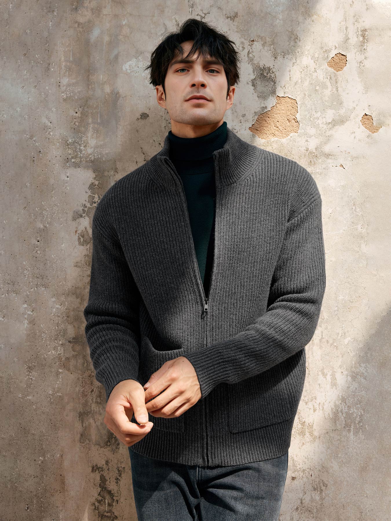 GentleKnit Full Zip Sweater Jacket