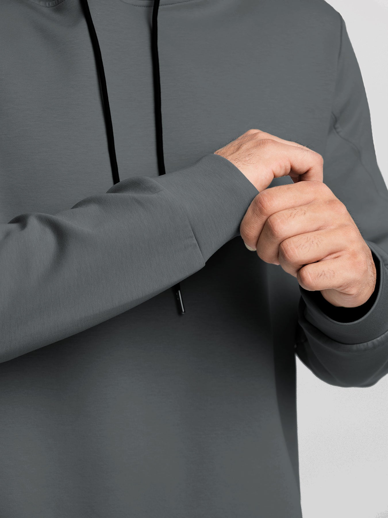 CozySpacer Curve Hem Hoodie