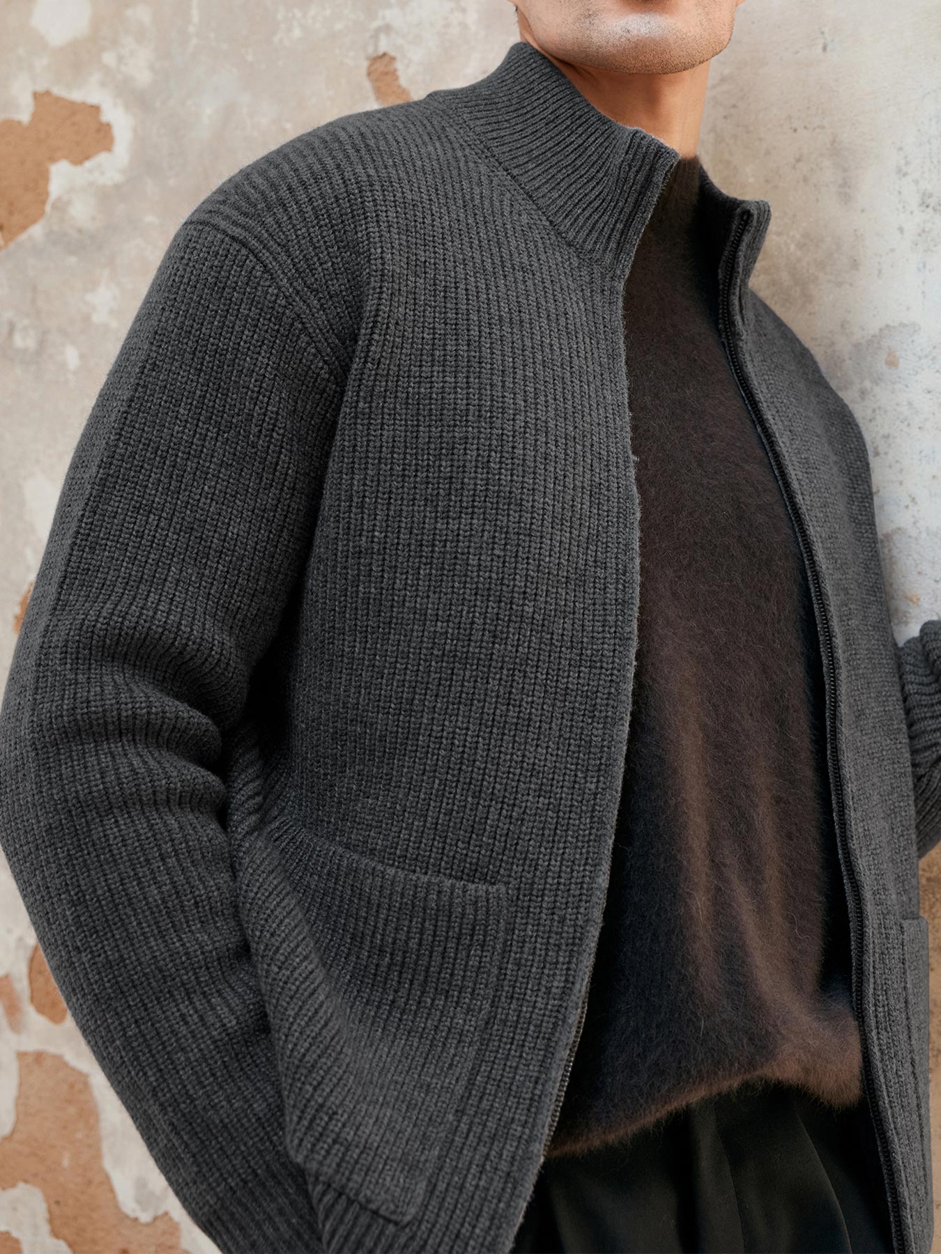 GentleKnit Full Zip Sweater Jacket