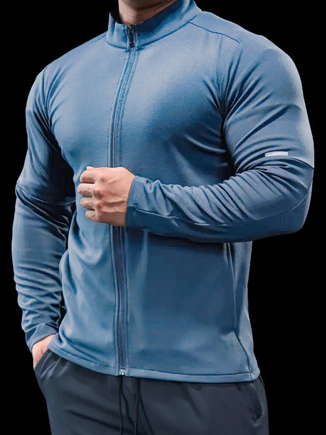 SmoothBlend Quick Dry Stand Collar Sports Fitness Jacket