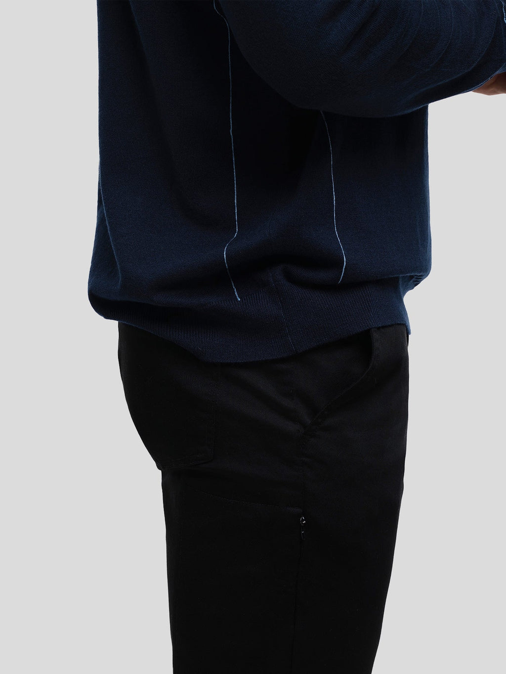 GentleKnit Contrast Stitch Sweater