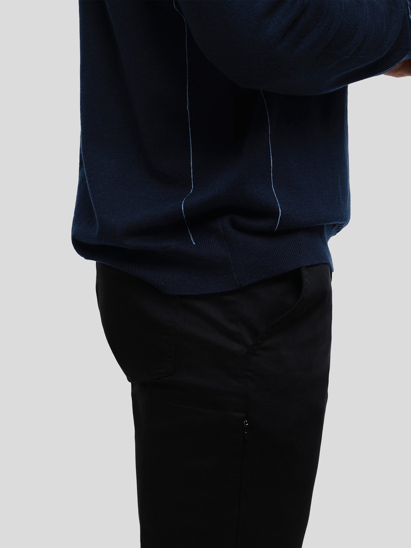 GentleKnit Contrast Stitch Sweater