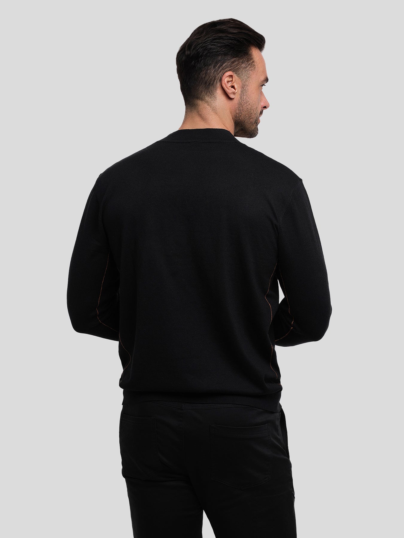 GentleKnit Contrast Stitch Sweater