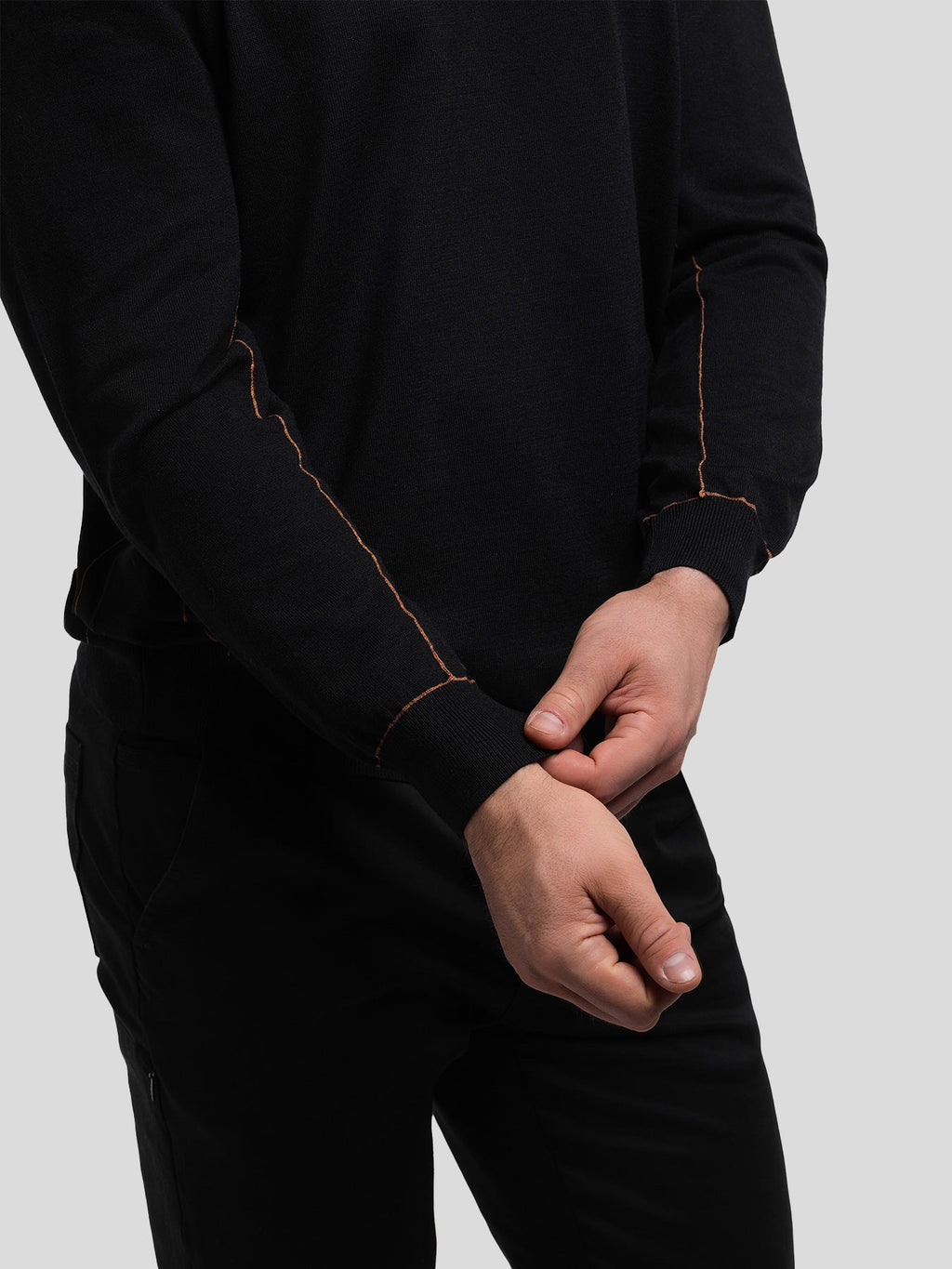 GentleKnit Contrast Stitch Sweater