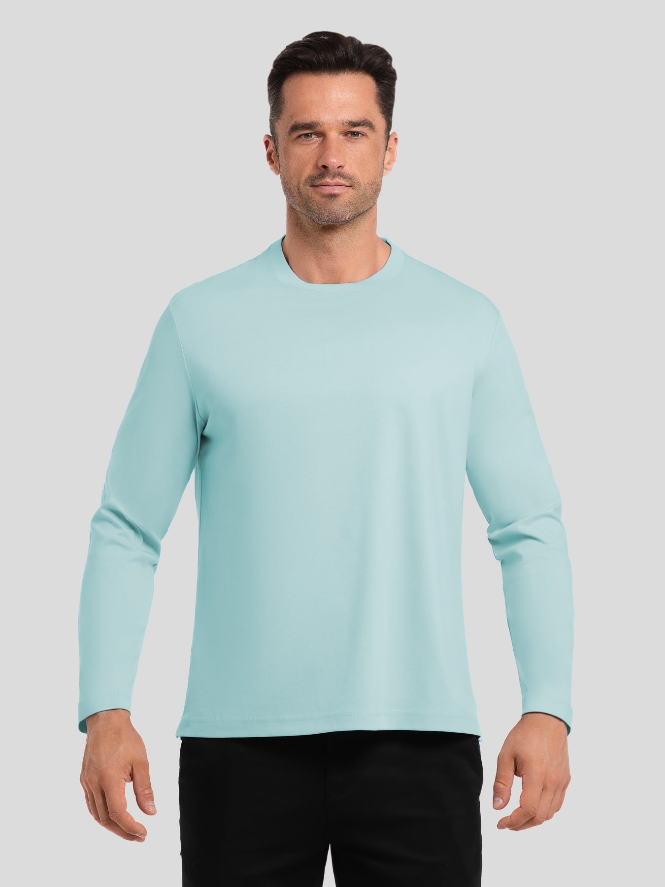 CloudWear 2.0 Split-Hem Long Sleeve Tee: Classic Fit