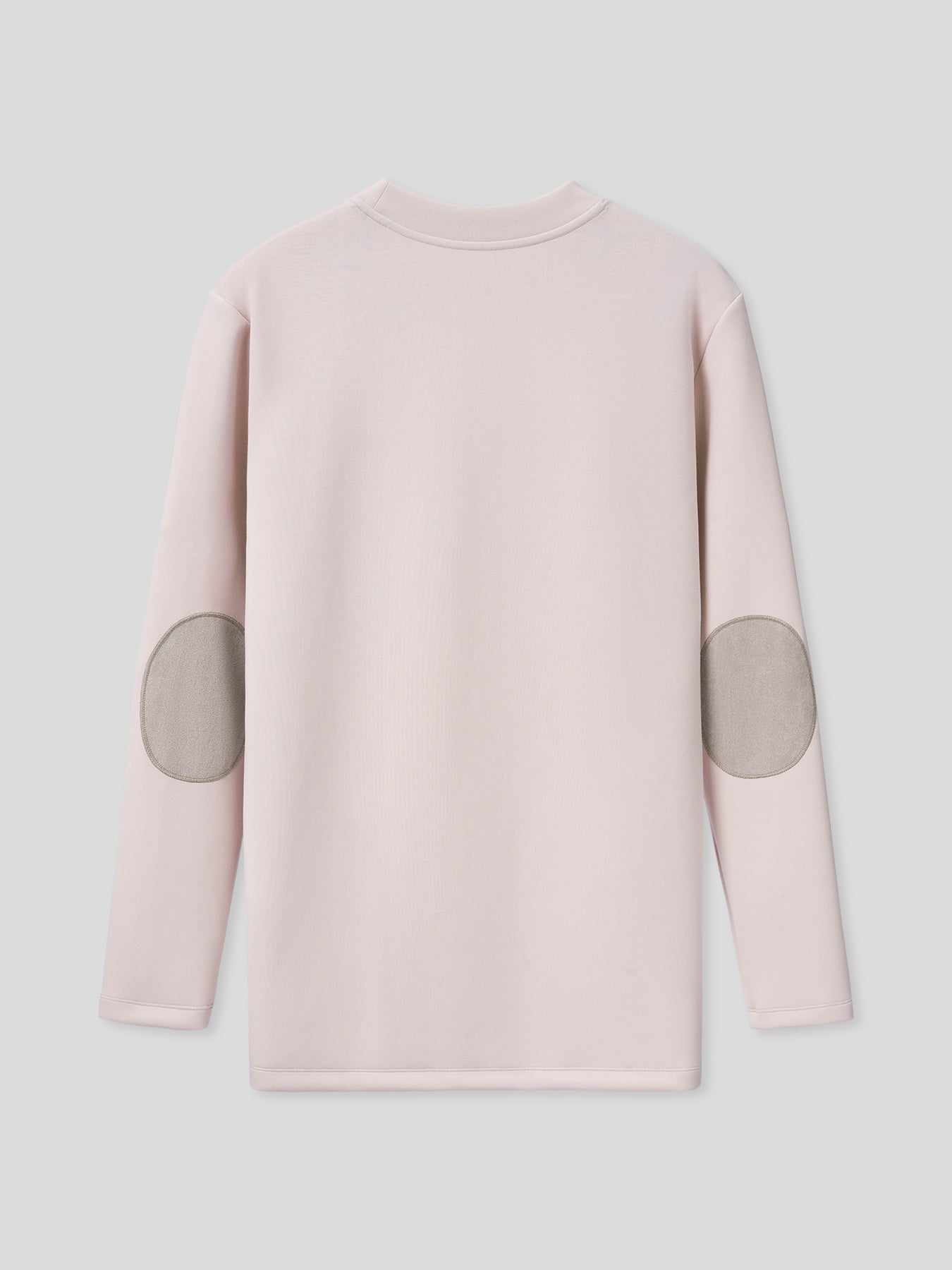 Modal Blend Elbow Patch Long Sleeve Tee