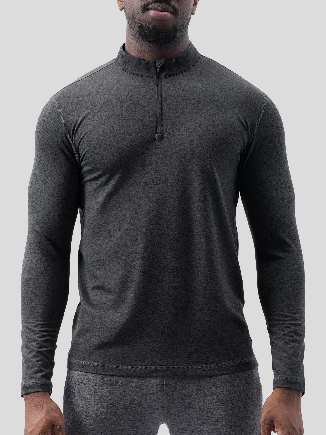 Velou Half Zip Long Sleeve Tee