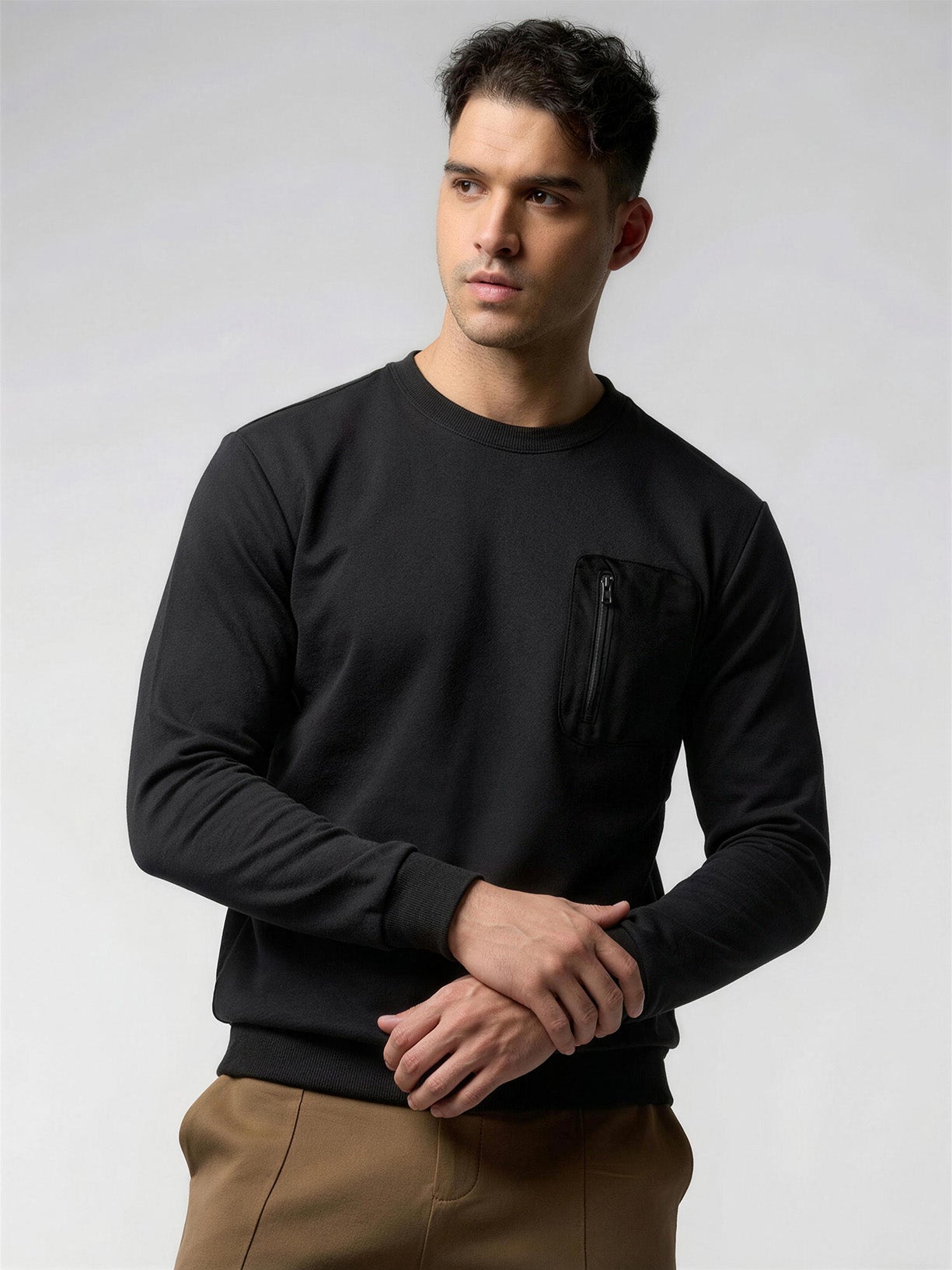 CozySpacer Utility Pocket Sweatshirt