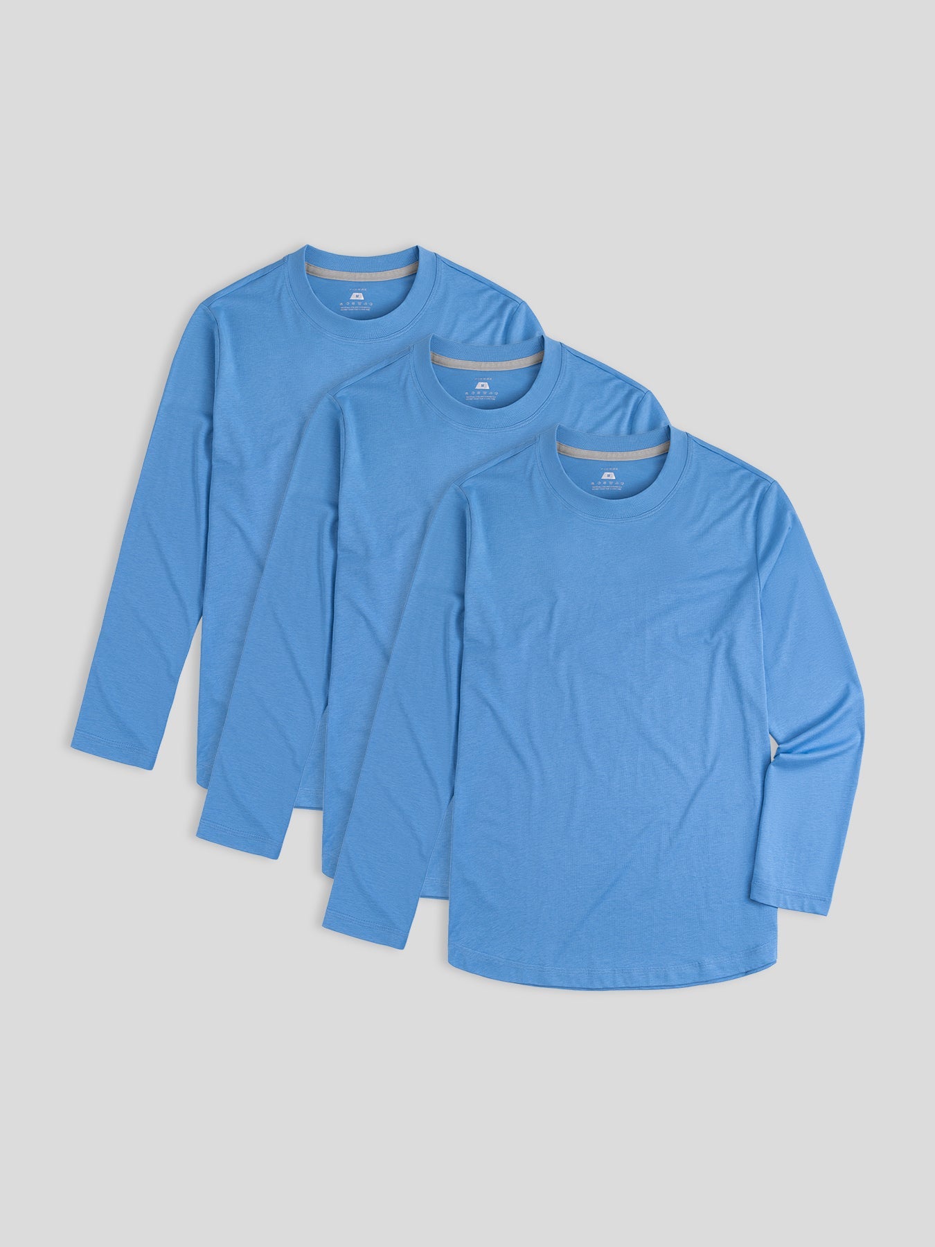 Staysmooth Slim Fit Long Sleeve Tee 3-Pack: New Colors