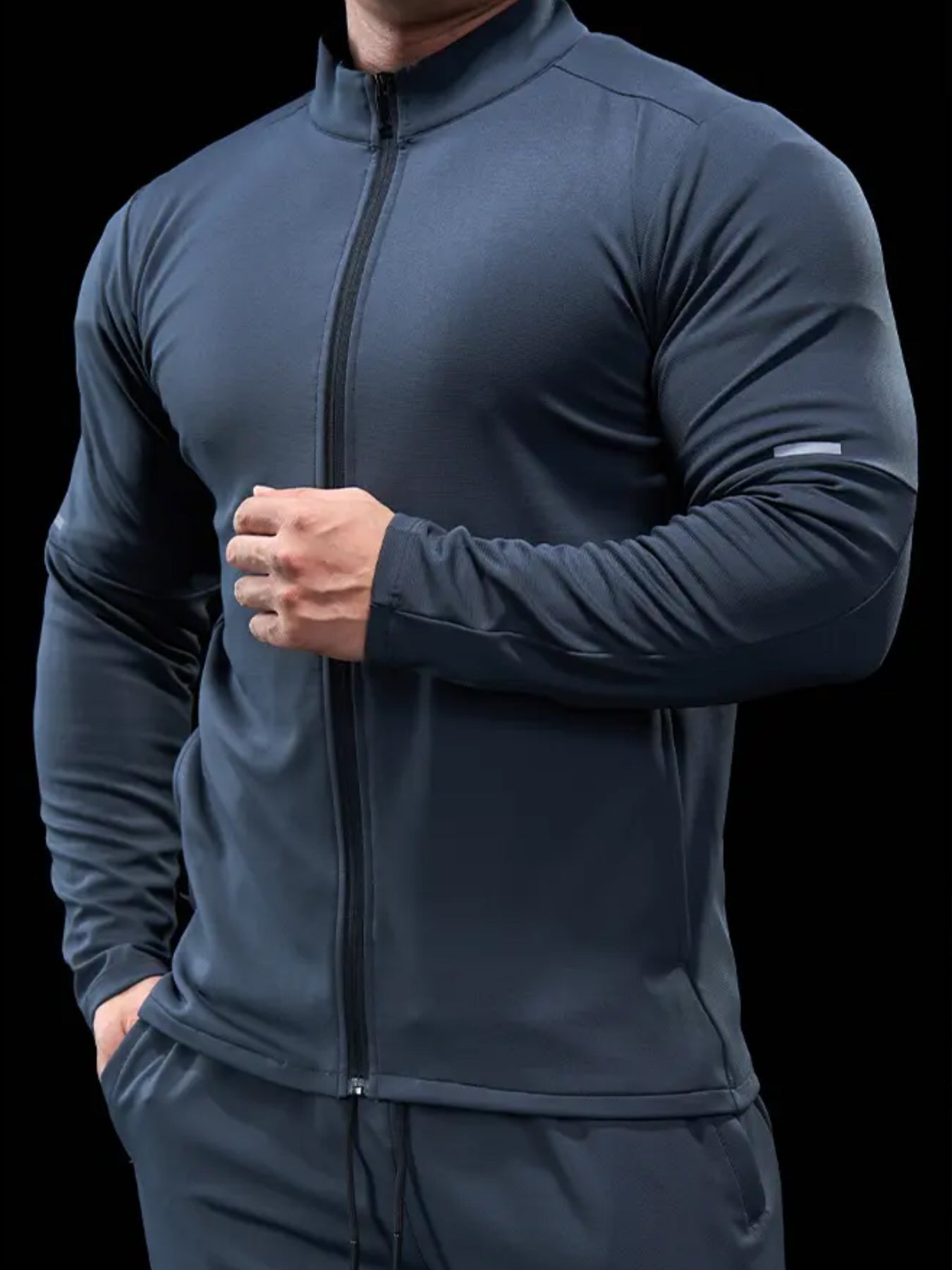 SmoothBlend Quick Dry Stand Collar Sports Fitness Jacket