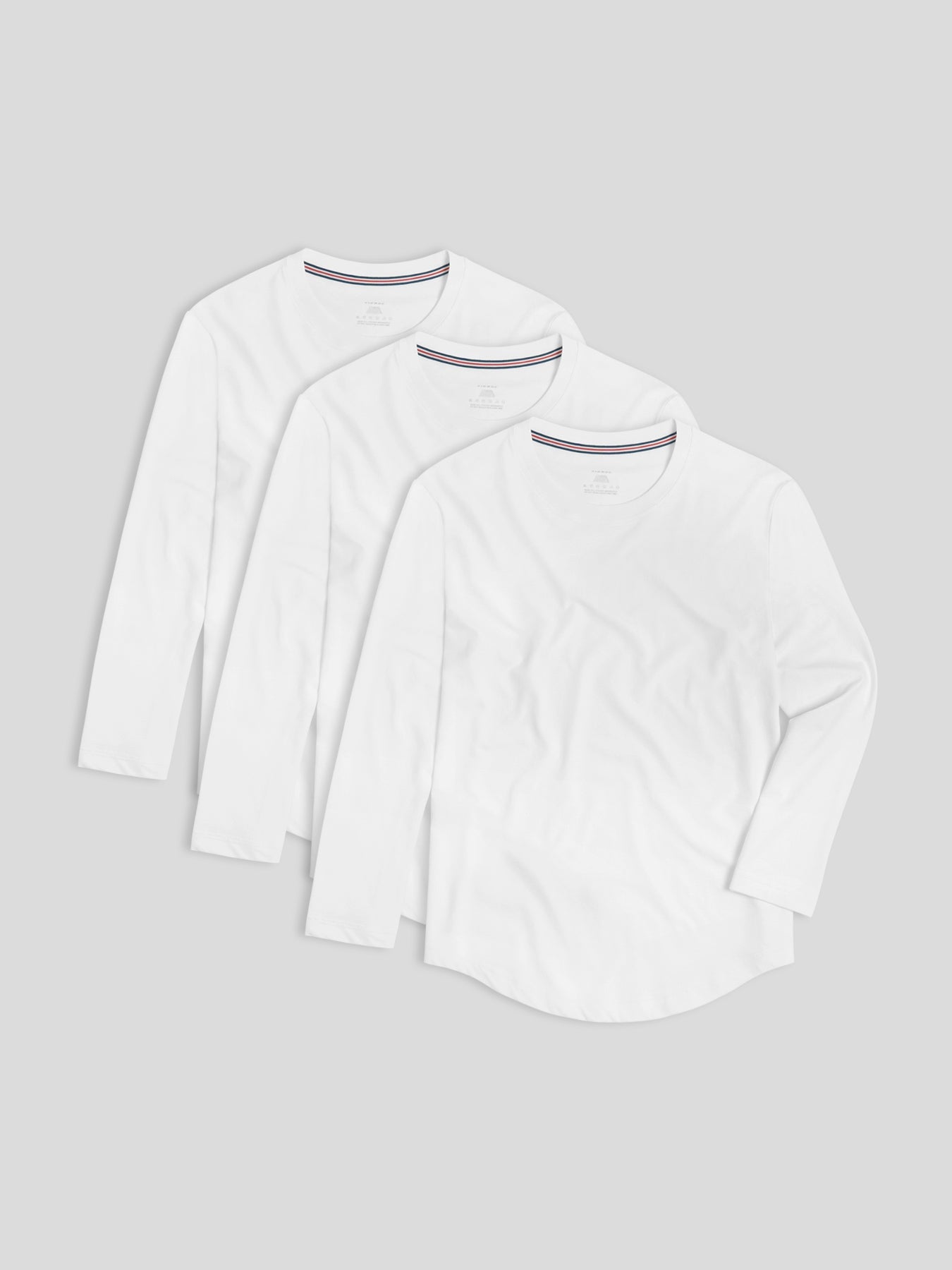 StaySmooth Long Sleeve Tee 3-Pack: Slim Fit