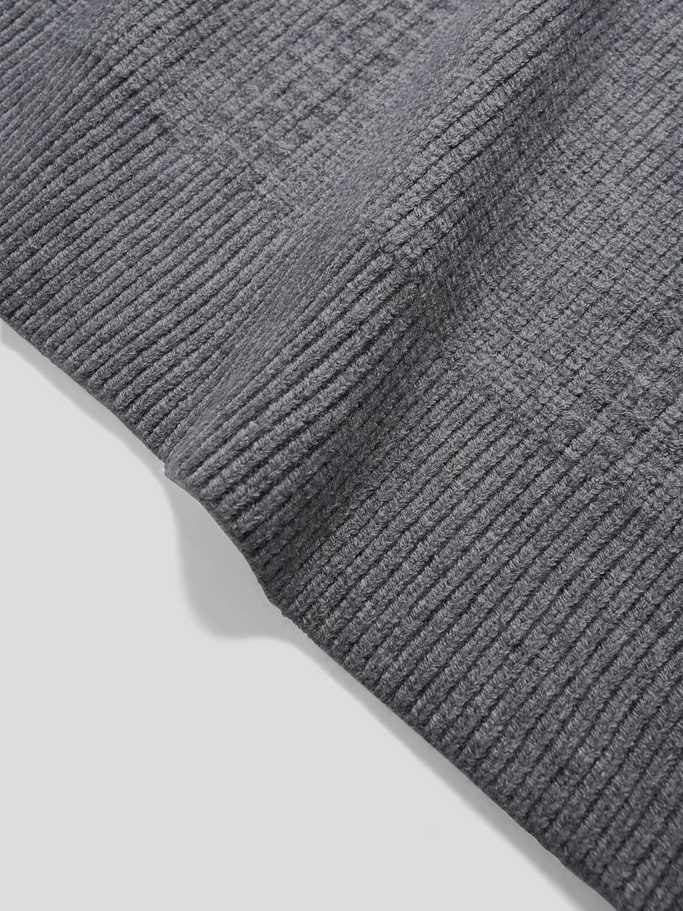 GentleKnit Half-Zip High Collar Sweater