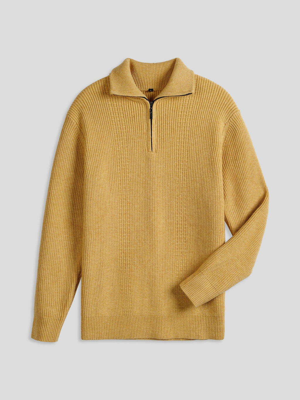 GentleKnit Half-Zip High Collar Sweater